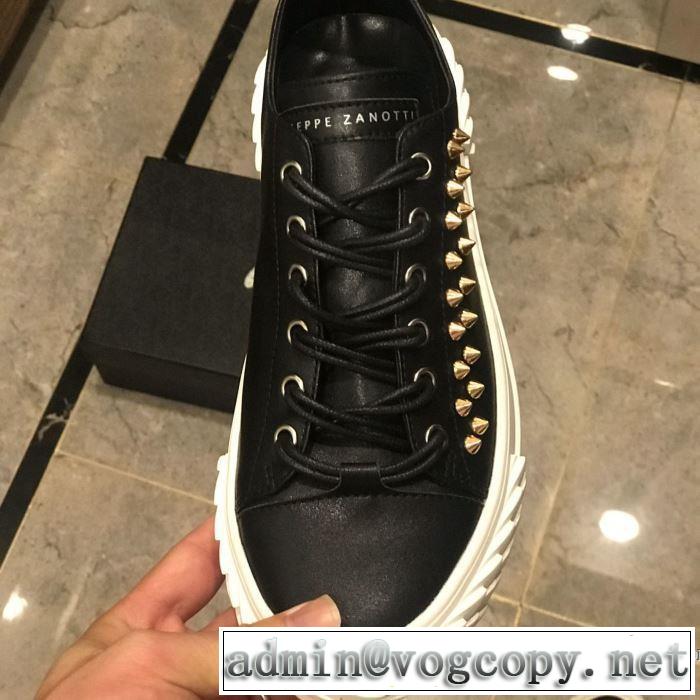 2色可選 有名ブランドです ジュゼッペ ザノッティ GIUSEPPE ZANOTTI着こなしを楽しむ  ランニングシューズ