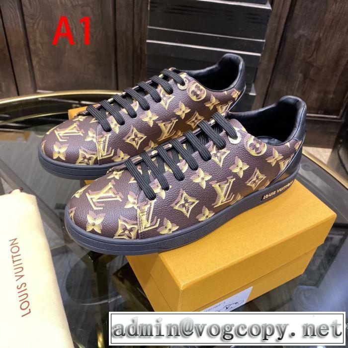 シンプルなファッション スニーカー 3色可選 この時期の一番人気は ルイ ヴィトン LOUIS VUITTON