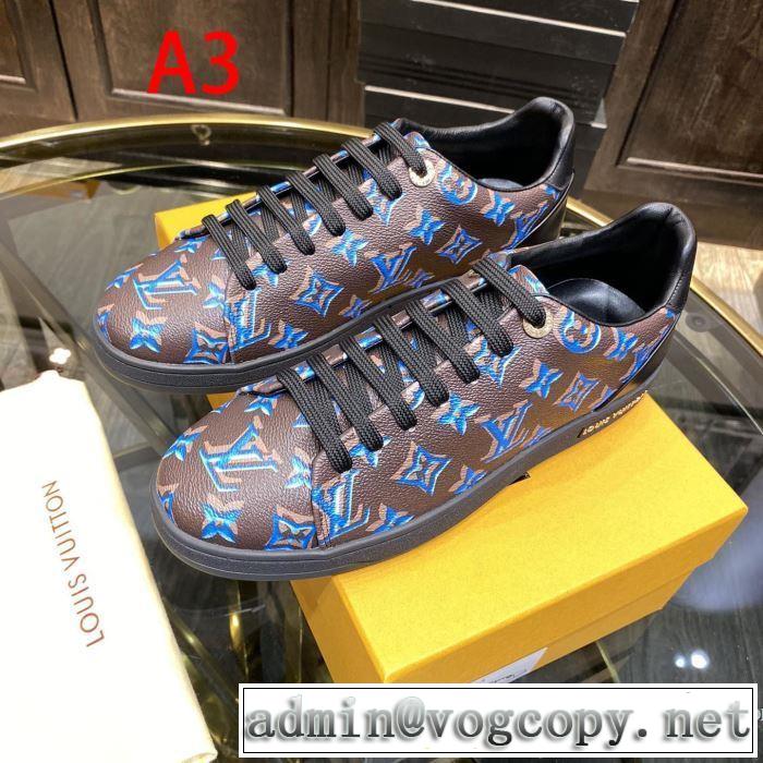 シンプルなファッション スニーカー 3色可選 この時期の一番人気は ルイ ヴィトン LOUIS VUITTON