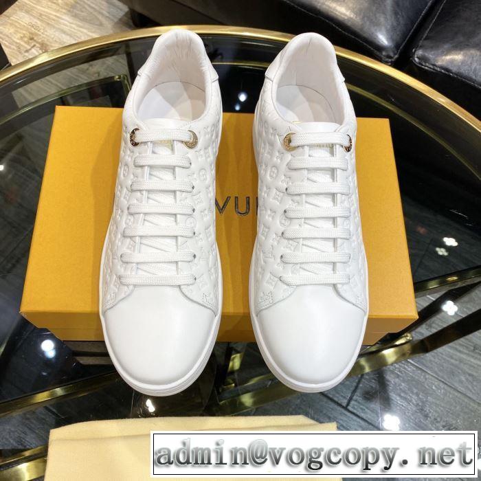 LOUIS VUITTON ストリート界隈でも人気 ルイ ヴィトン2色可選  20新作です スニーカー デザインお洒落