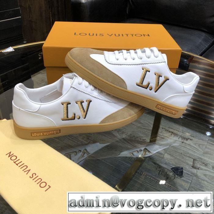 やはり人気ブランド スニーカー 2色可選 ファッションに取り入れよう ルイ ヴィトン LOUIS VUITTON