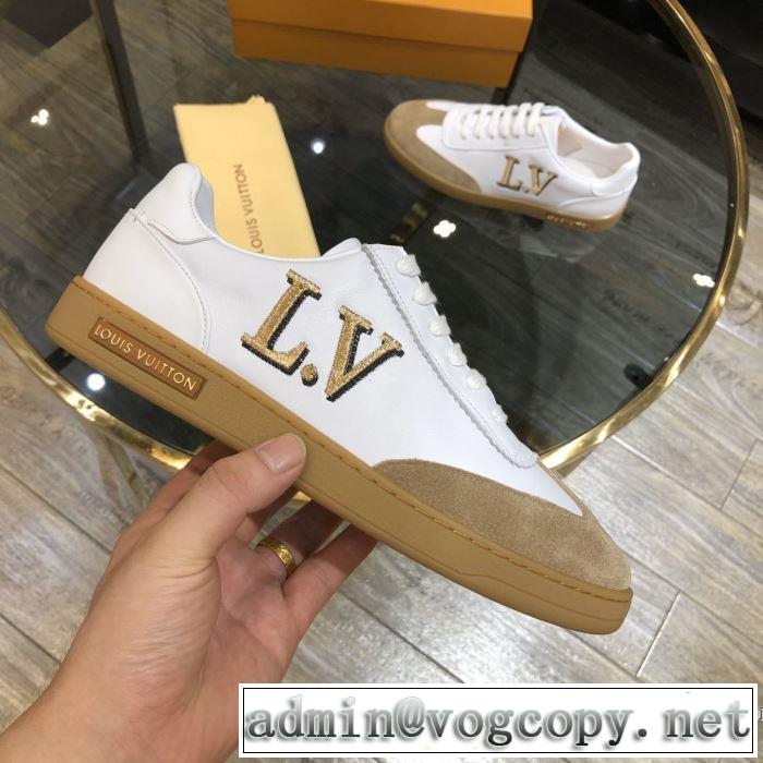 やはり人気ブランド スニーカー 2色可選 ファッションに取り入れよう ルイ ヴィトン LOUIS VUITTON