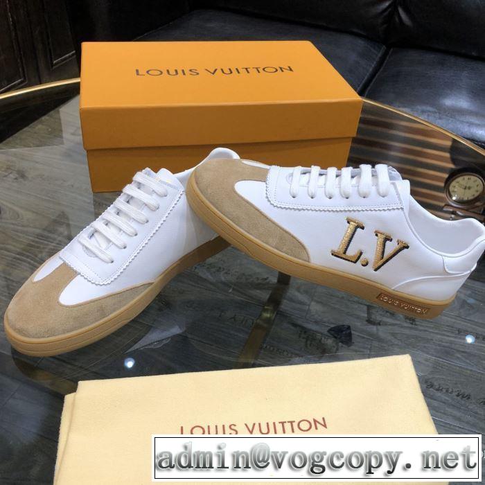 やはり人気ブランド スニーカー 2色可選 ファッションに取り入れよう ルイ ヴィトン LOUIS VUITTON