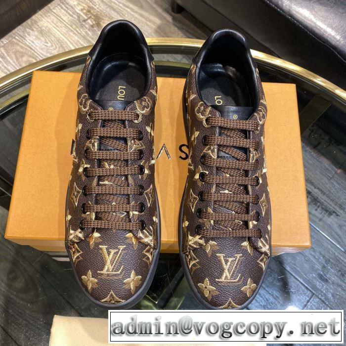 2020話題の商品 2色可選 スニーカー お値段もお求めやすい ルイ ヴィトン LOUIS VUITTON