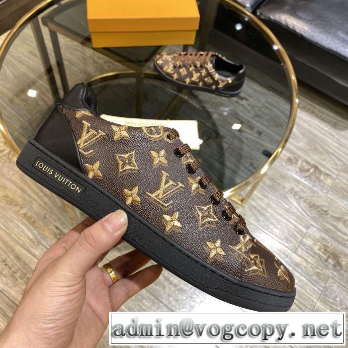 2020話題の商品 2色可選 スニーカー お値段もお求めやすい ルイ ヴィトン LOUIS VUITTON