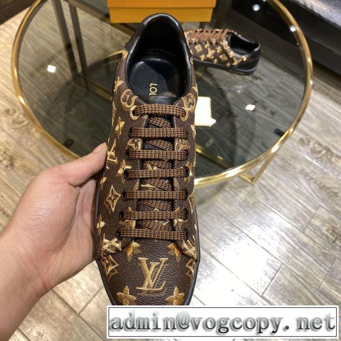 2020話題の商品 2色可選 スニーカー お値段もお求めやすい ルイ ヴィトン LOUIS VUITTON