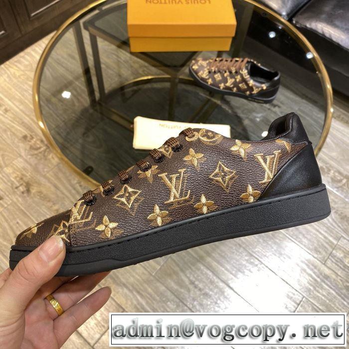 2020話題の商品 2色可選 スニーカー お値段もお求めやすい ルイ ヴィトン LOUIS VUITTON
