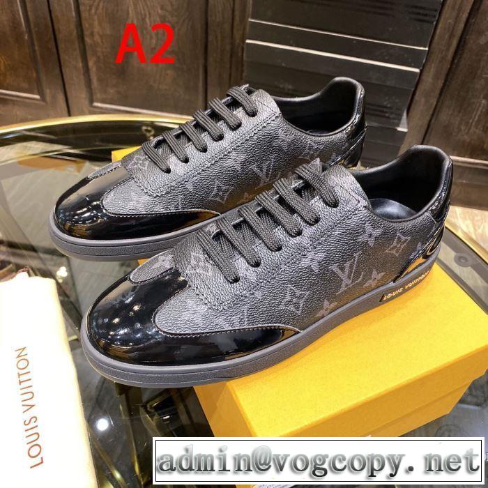 非常にシンプルなデザインな 2色可選 スニーカー 価格帯が低い ルイ ヴィトン LOUIS VUITTON