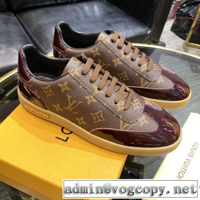 非常にシンプルなデザインな 2色可選 スニーカー 価格帯が低い ルイ ヴィトン LOUIS VUITTON