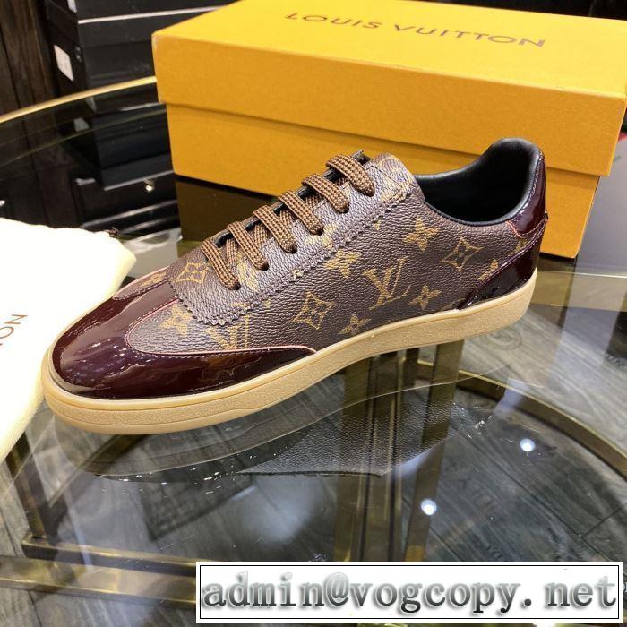 非常にシンプルなデザインな 2色可選 スニーカー 価格帯が低い ルイ ヴィトン LOUIS VUITTON
