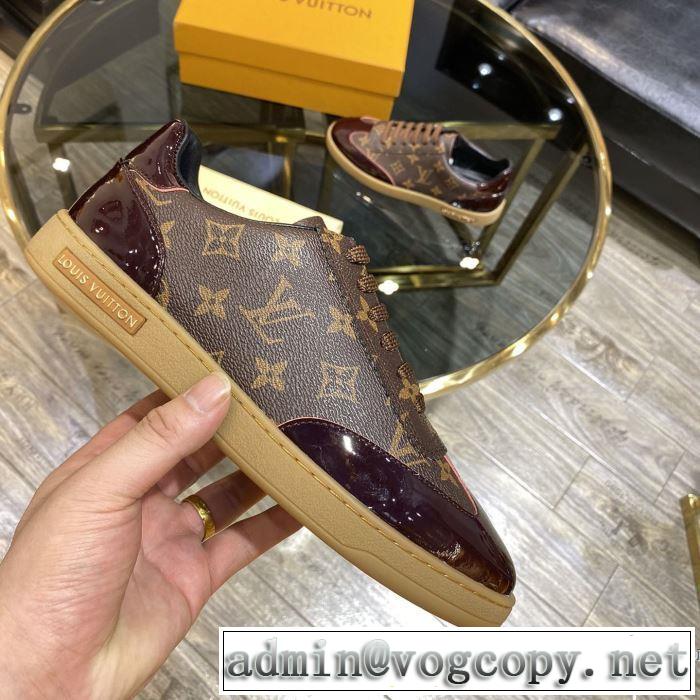 非常にシンプルなデザインな 2色可選 スニーカー 価格帯が低い ルイ ヴィトン LOUIS VUITTON