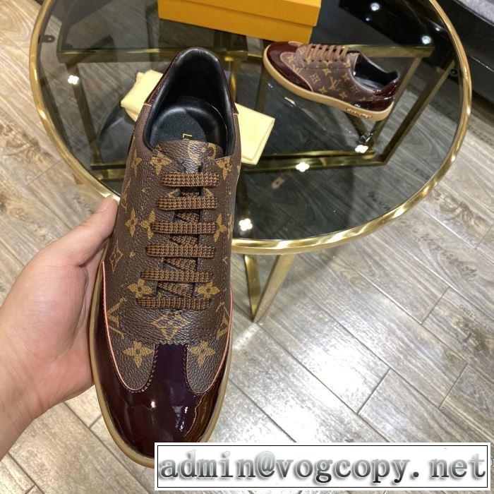非常にシンプルなデザインな 2色可選 スニーカー 価格帯が低い ルイ ヴィトン LOUIS VUITTON