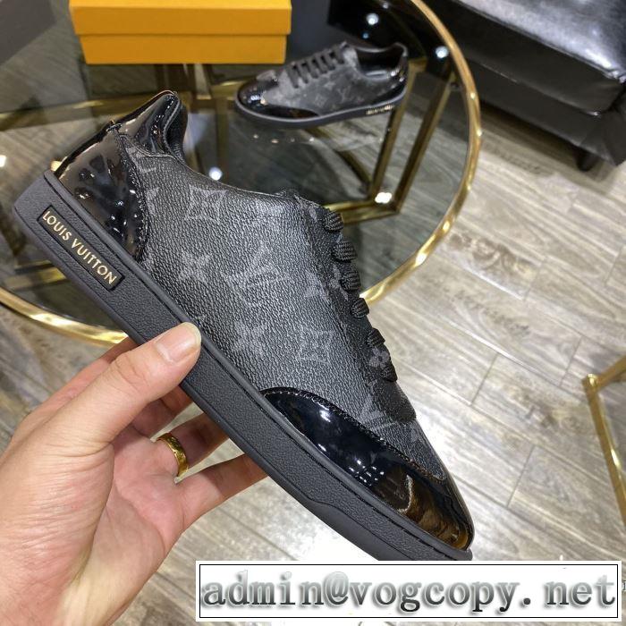 非常にシンプルなデザインな 2色可選 スニーカー 価格帯が低い ルイ ヴィトン LOUIS VUITTON