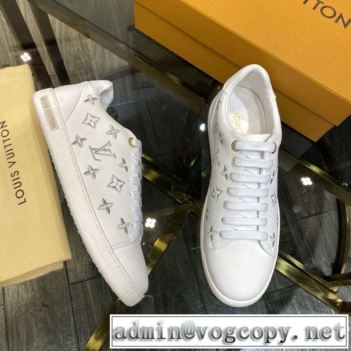 海外でも人気なブランド 2色可選 スニーカー 幅広いアイテムを展開 ルイ ヴィトン LOUIS VUITTON