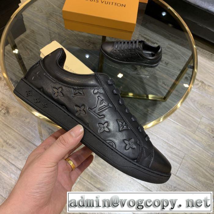 ルイ ヴィトン 今年の春トレンド LOUIS VUITTON 2色可選 大人の新作こそ スニーカー 驚きのプライス