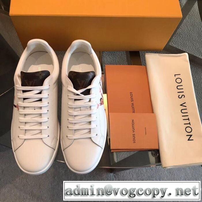 ルイ ヴィトン 2色可選 ファッションに取り入れよう LOUIS VUITTON やはり人気ブランド スニーカー