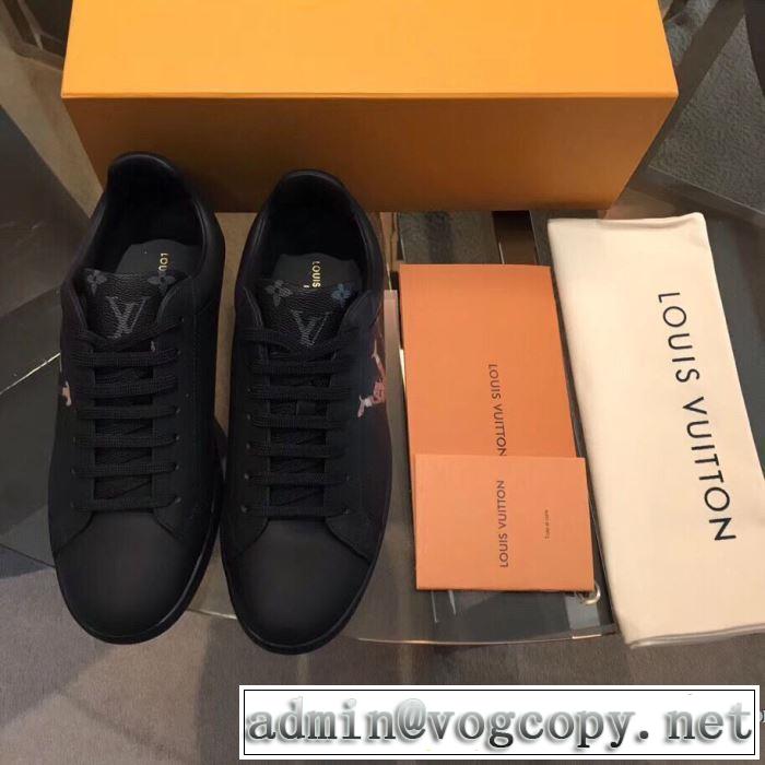 ルイ ヴィトン 2色可選 ファッションに取り入れよう LOUIS VUITTON やはり人気ブランド スニーカー