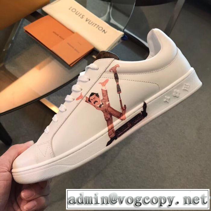 ルイ ヴィトン 2色可選 ファッションに取り入れよう LOUIS VUITTON やはり人気ブランド スニーカー