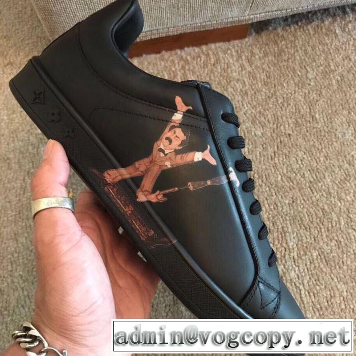 ルイ ヴィトン 2色可選 ファッションに取り入れよう LOUIS VUITTON やはり人気ブランド スニーカー