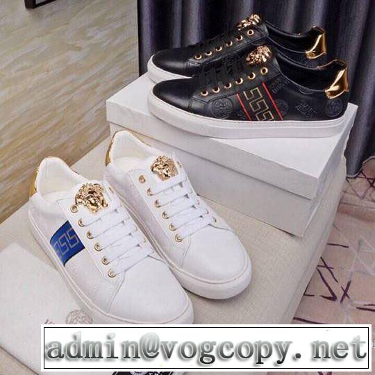 2色可選 スニーカー ファッショニスタを中心に新品が非常に人気 ヴェルサーチ VERSACE  2020春新作