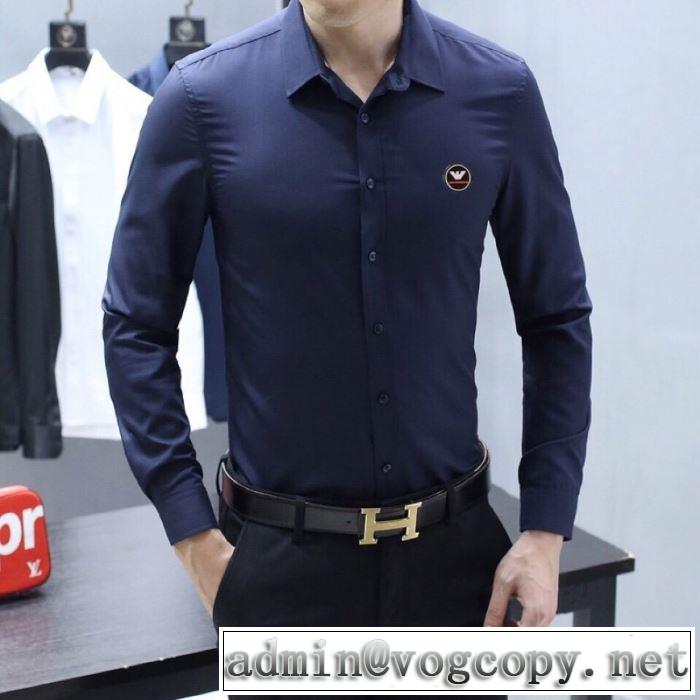 2色可選 シャツ 最新の入荷商品 アルマーニ ARMANI ファッショニスタを中心に新品が非常に人気