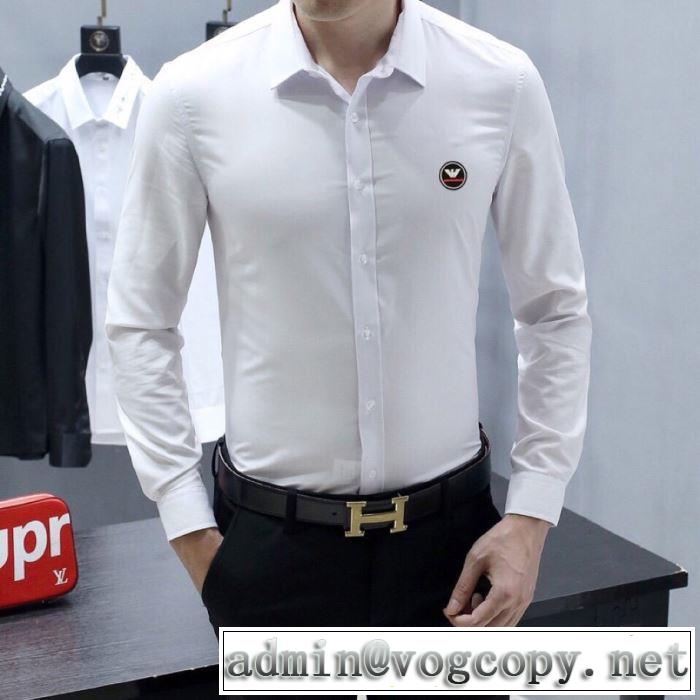 2色可選 シャツ 最新の入荷商品 アルマーニ ARMANI ファッショニスタを中心に新品が非常に人気