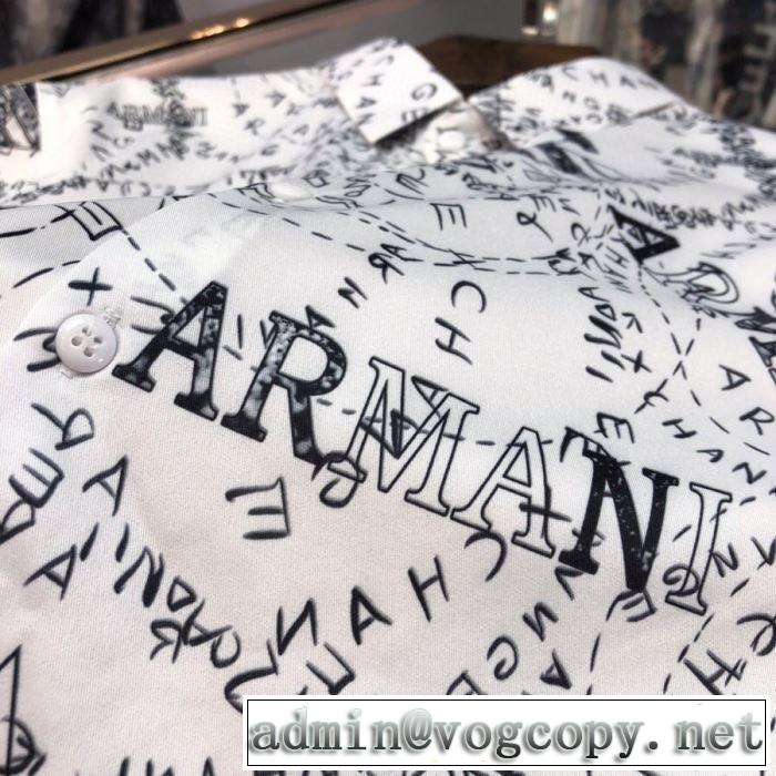 2色可選 差をつけたい人にもおすすめ シャツ 本当に嬉しいアイテム アルマーニ ARMANI