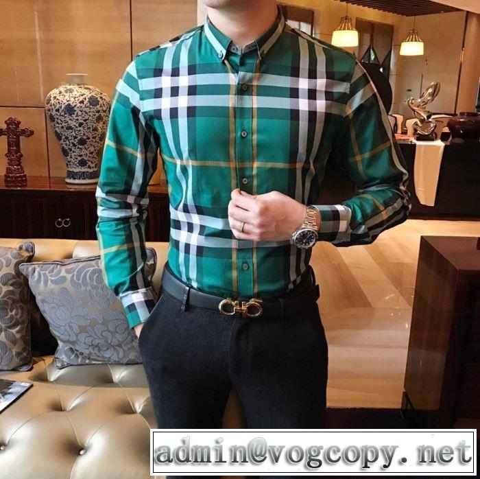 シャツ 程よい最新作多色可選  バーバリー春夏コレクション新品  BURBERRY 大活躍する