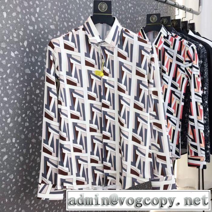 2020モデル シャツ 2色可選 シンプルなファッション フェンディ FENDI ストリート感あふれ