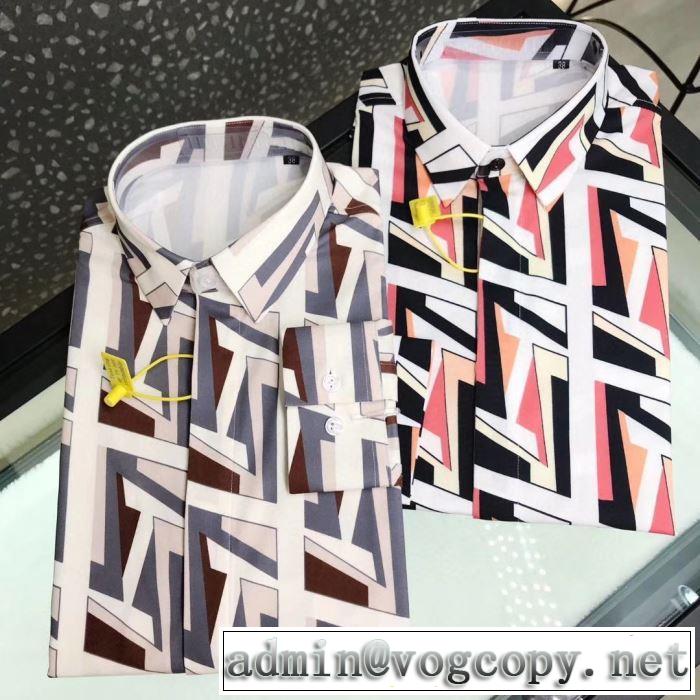 2020モデル シャツ 2色可選 シンプルなファッション フェンディ FENDI ストリート感あふれ