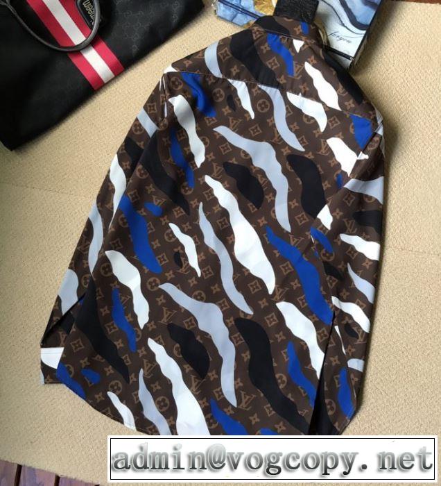 優しい着心地ヴィトン コピー DNAシャツ コーデ Louis Vuitton メンズ ファション 清潔感抜群2020人気トップス