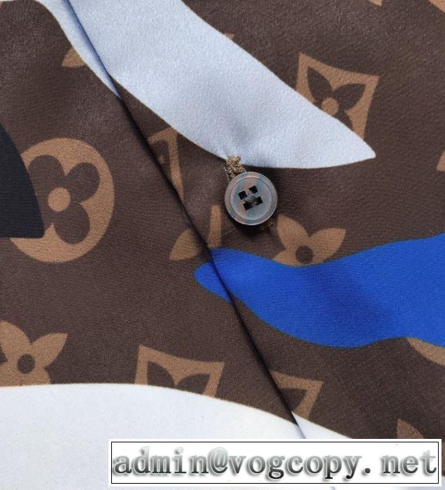 優しい着心地ヴィトン コピー DNAシャツ コーデ Louis Vuitton メンズ ファション 清潔感抜群2020人気トップス