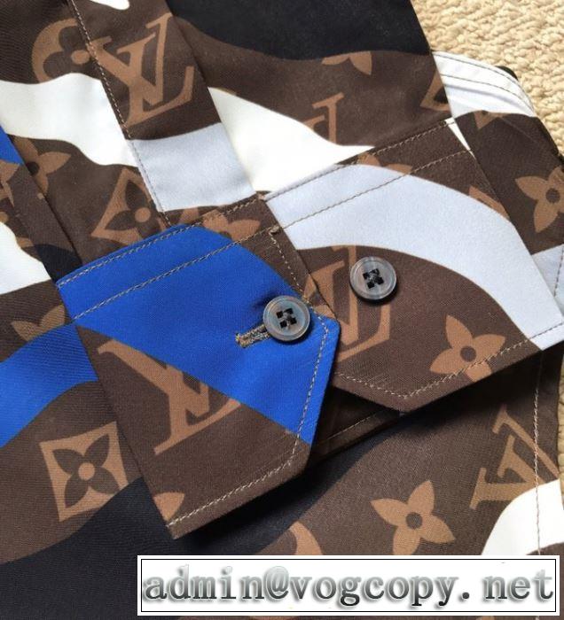 優しい着心地ヴィトン コピー DNAシャツ コーデ Louis Vuitton メンズ ファション 清潔感抜群2020人気トップス