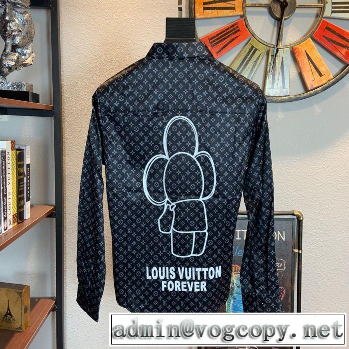 2020話題の商品ヴィトン シャツ モノグラムLouis Vuitton スーパーコピー 販売 カジュアルシャツ サイズ軽快な着心地