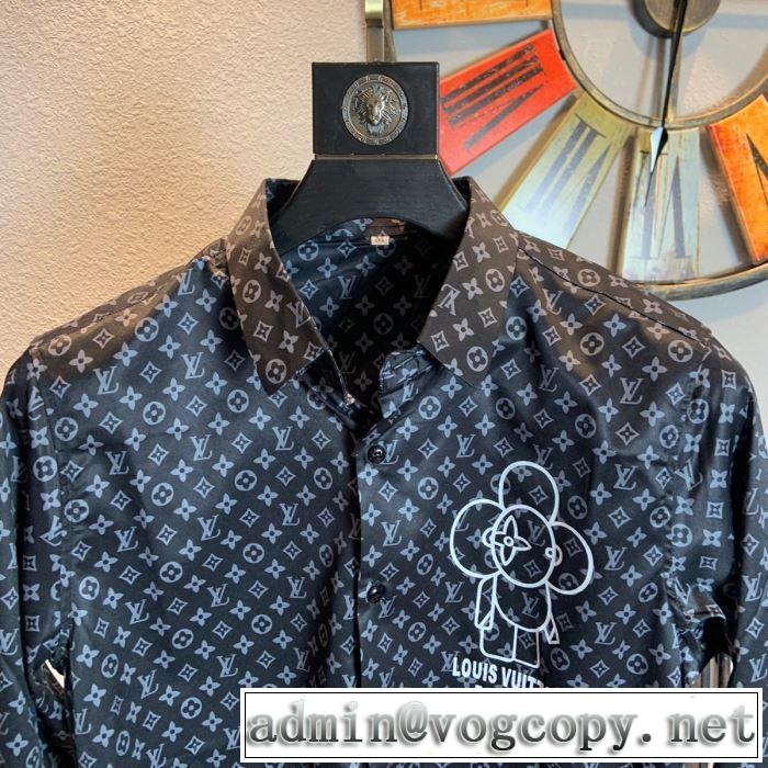 2020話題の商品ヴィトン シャツ モノグラムLouis Vuitton スーパーコピー 販売 カジュアルシャツ サイズ軽快な着心地