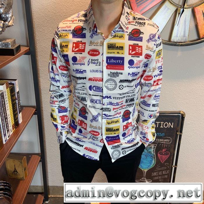 2020SS人気Louis Vuitton ヴィトン コピーDNAシャツ 独特の存在感 オーバーサイズ 通気性の高い春夏トレンド新商品
