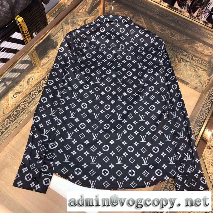破格値Louis Vuitton ルイ ヴィトン コピー シャツ モノグラム おしゃれ人気トレンド2020春夏新作 年齢を問わず 着心地