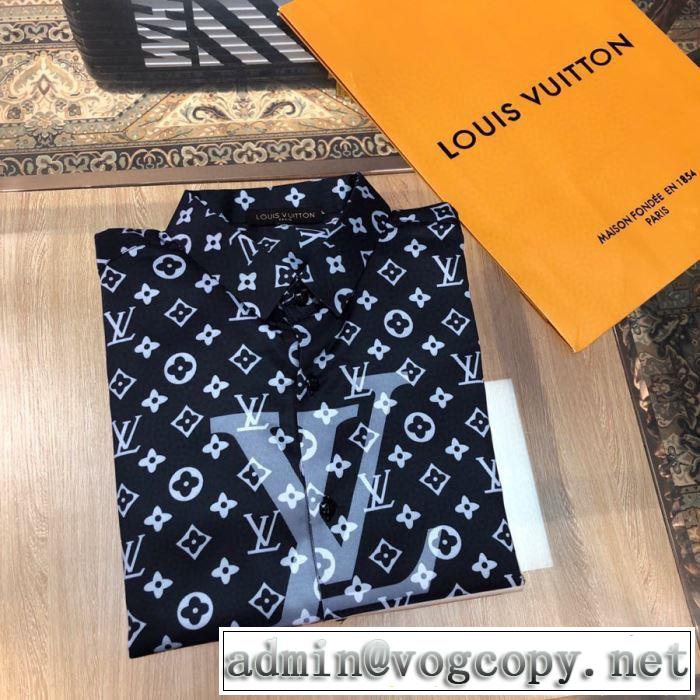 破格値Louis Vuitton ルイ ヴィトン コピー シャツ モノグラム おしゃれ人気トレンド2020春夏新作 年齢を問わず 着心地