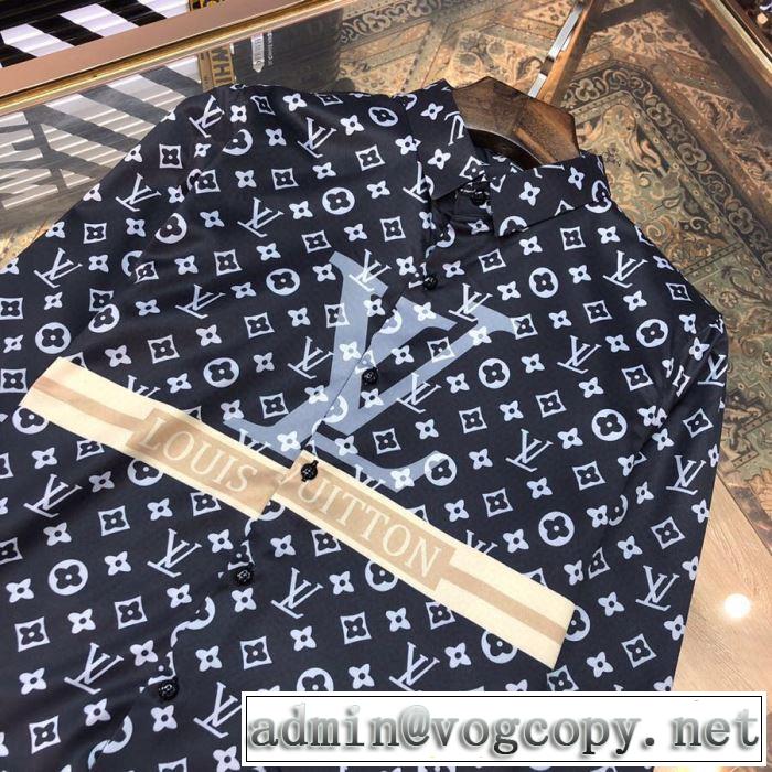 破格値Louis Vuitton ルイ ヴィトン コピー シャツ モノグラム おしゃれ人気トレンド2020春夏新作 年齢を問わず 着心地