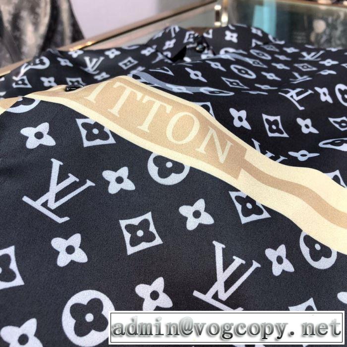 破格値Louis Vuitton ルイ ヴィトン コピー シャツ モノグラム おしゃれ人気トレンド2020春夏新作 年齢を問わず 着心地