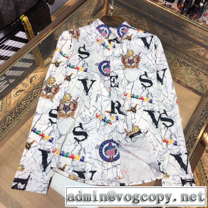 ビジネスシャツ ヴェルサーチ シャツ コピーVERSACEコレクション2020SS数量限定人気ランキング高級モデル
