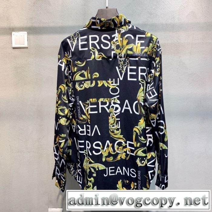 ビジネス通販ヴェルサーチ メンズ シャツVERSACEスーパーコピー 憧れブランドの2020春夏美しくて 大人カジュアルウェア