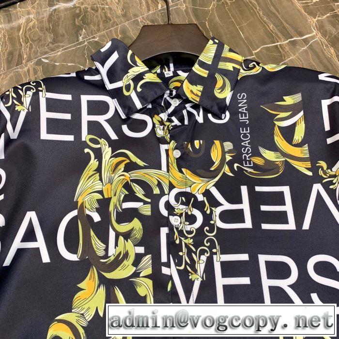 ビジネス通販ヴェルサーチ メンズ シャツVERSACEスーパーコピー 憧れブランドの2020春夏美しくて 大人カジュアルウェア