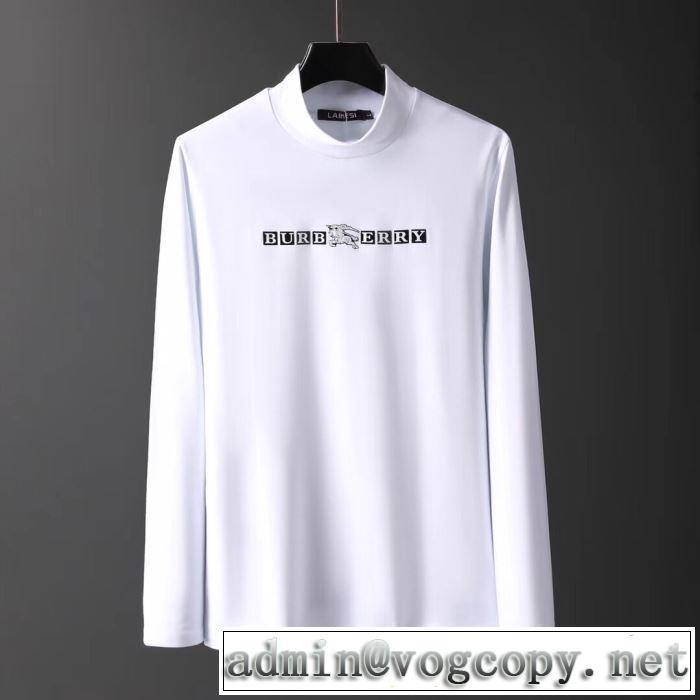3色可選 長袖/Tシャツ 2019トレンドファッション新品バーバリー BURBERRY もちろん相性抜群