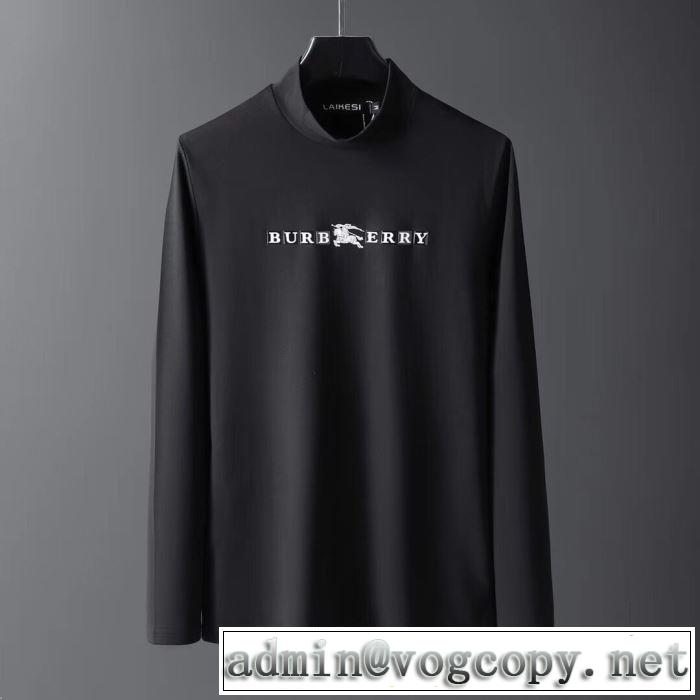 3色可選 長袖/Tシャツ 2019トレンドファッション新品バーバリー BURBERRY もちろん相性抜群
