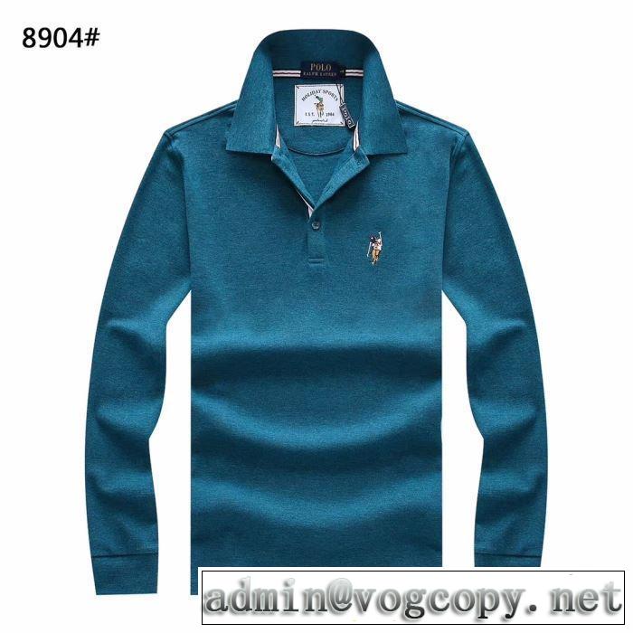 2019秋、イチオシ上品 3色可選 Polo Ralph Lauren ポロ ラルフローレン 長袖/Tシャツ