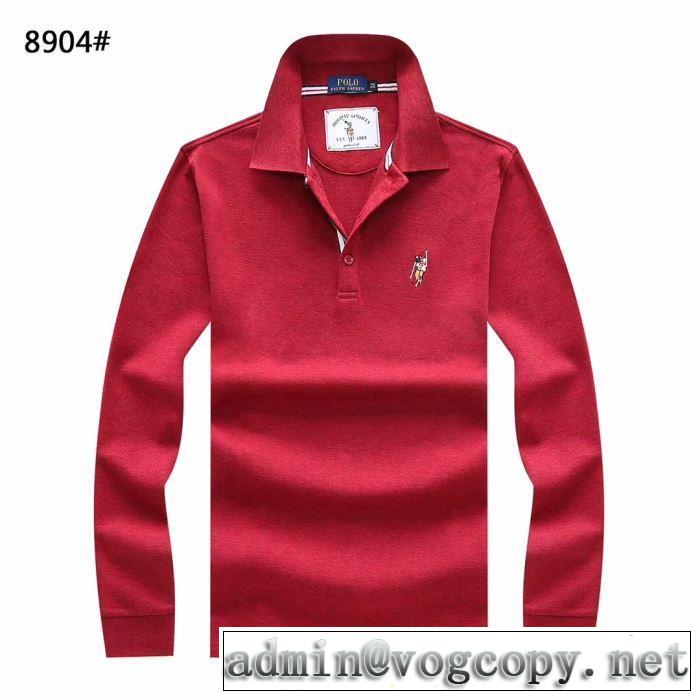 2019秋、イチオシ上品 3色可選 Polo Ralph Lauren ポロ ラルフローレン 長袖/Tシャツ