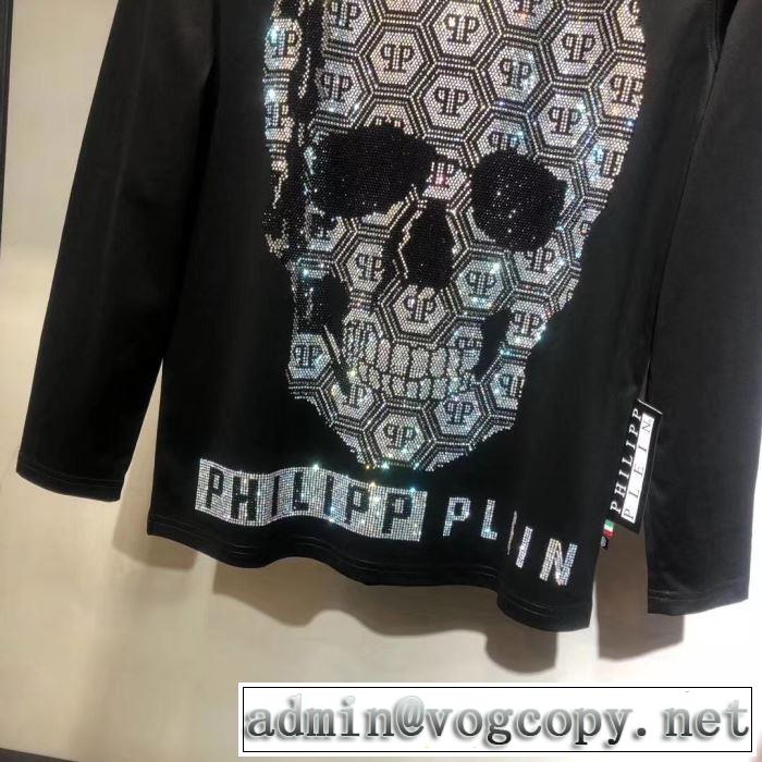 限定セールを開催中  PHILIPP PLEIN 世界的に希少な2019秋冬新作 フィリッププレイン 長袖/Tシャツ