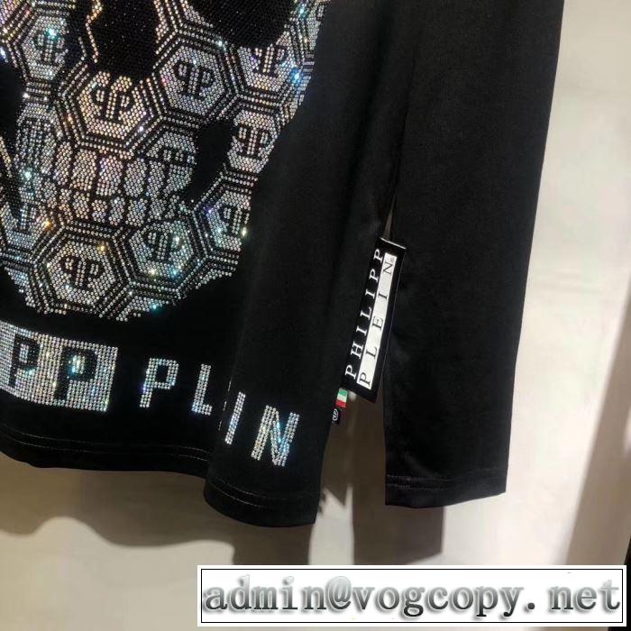 限定セールを開催中  PHILIPP PLEIN 世界的に希少な2019秋冬新作 フィリッププレイン 長袖/Tシャツ