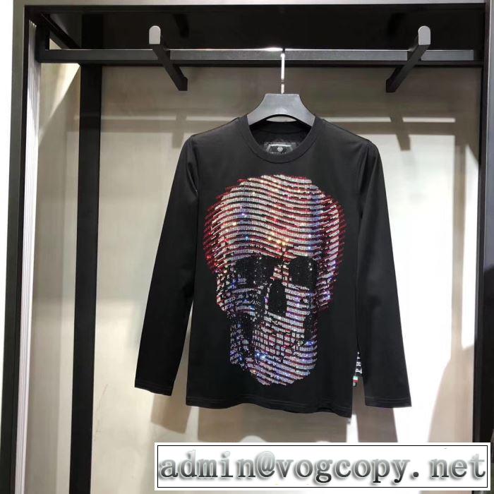 2019秋断然ブランド推し フィリッププレイン最高峰の秋冬激安新作 PHILIPP PLEIN  長袖/Tシャツ